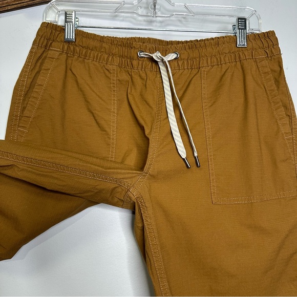 Vuori DurraTerra Ripstop Fabric Drawstring Pants In Caramel Brown VW450 Size S - Picture 8 of 14